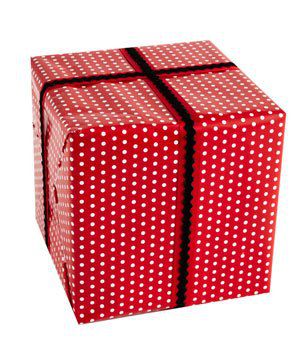 Red Polka Dot wrapping paper