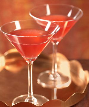 Pink martinis