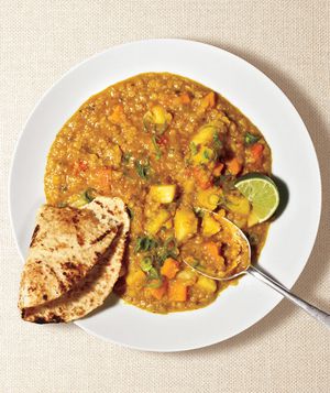Red Lentil Curry, one of RS's great lentil recipes