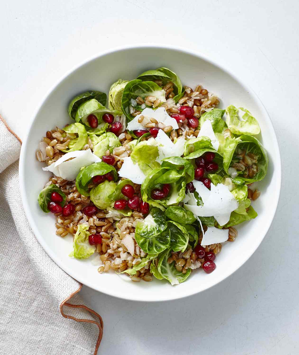 Farro and Brussels Sprouts Salad