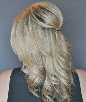 Half-Up Twist Hairstyle, Step 2