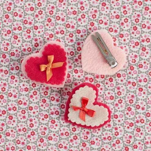 Valentine's Day crafts: How to Make a Sweetheart Hair Pin