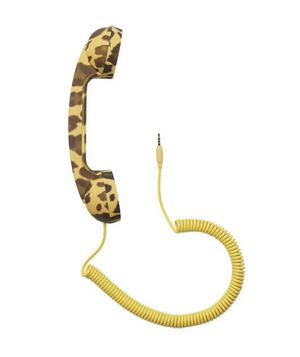 Leopard Pop Phone Handset
