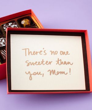 Chocolate box mother's day card