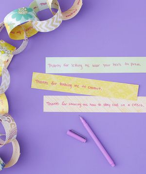 Memory links mother's day card
