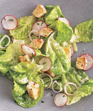 Bibb and Radish Salad With Buttermilk Dressing