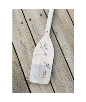 Signed oar