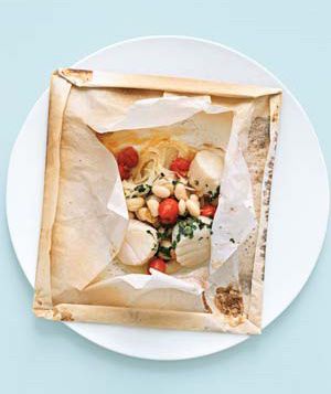 Scallops in Parchment 
