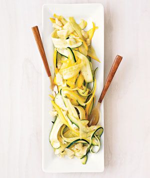Summer Squash Ribbons With Lemon and Parmesan