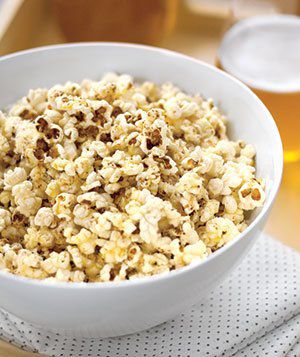 Popcorn With Brown Butter and Parmesan