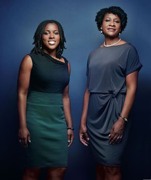 Katherine Phillips and Safiya Castel: mentor and prot&eacute;g&eacute;e