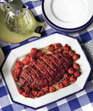 Meat Loaf With Roasted Tomatoes
