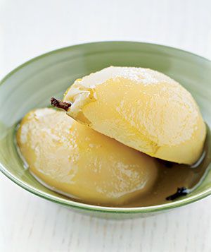 Poached Ginger Pears