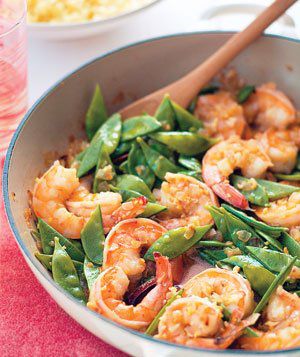 Gingery Shrimp and Couscous