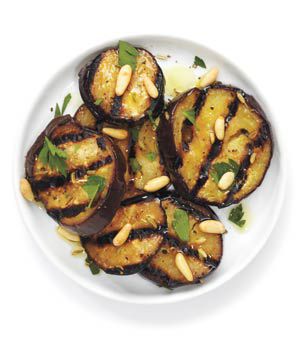 Grilled Eggplant With Parsley and Pine Nuts