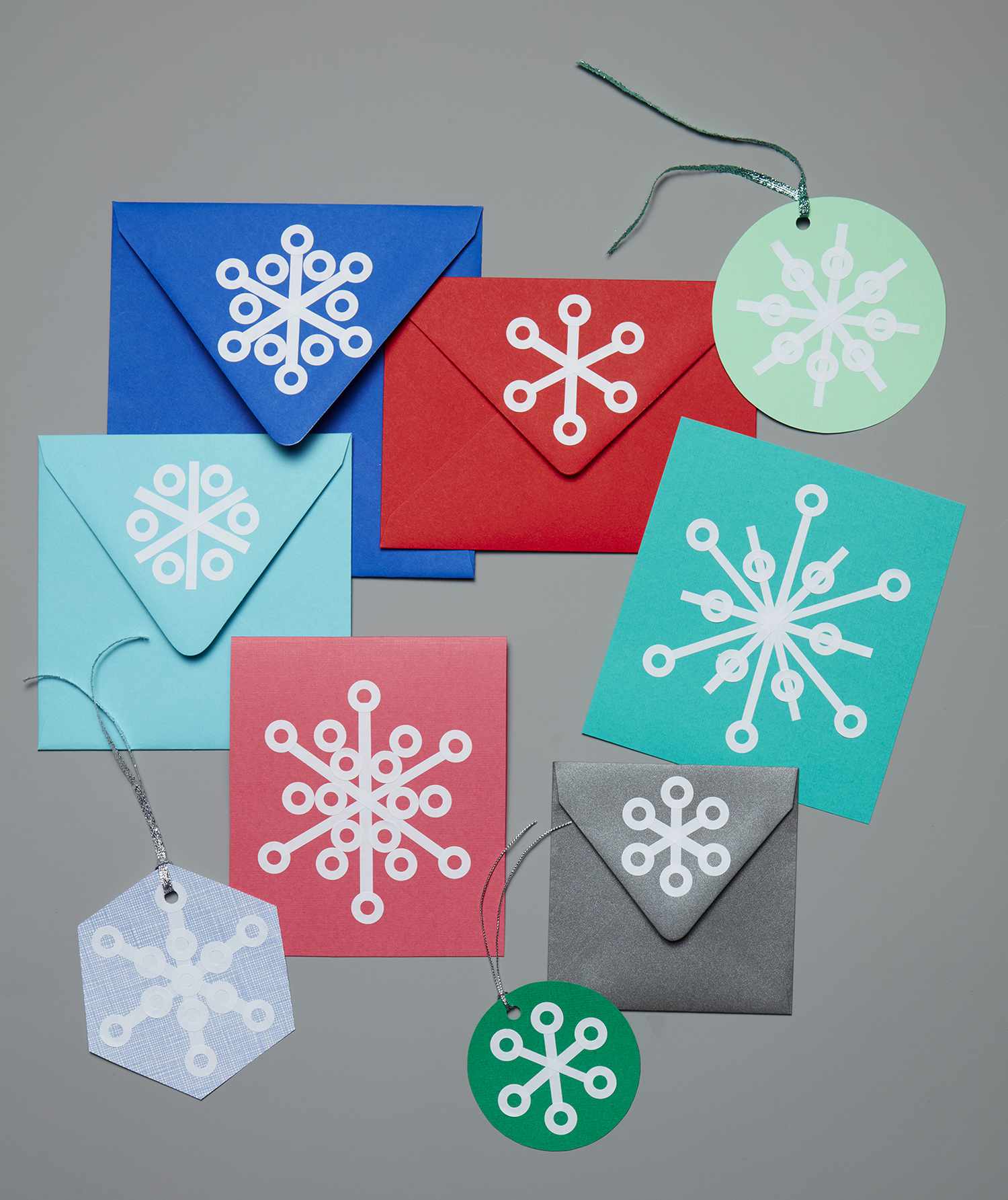 Snowflake Gift Tags and Card Embellishments