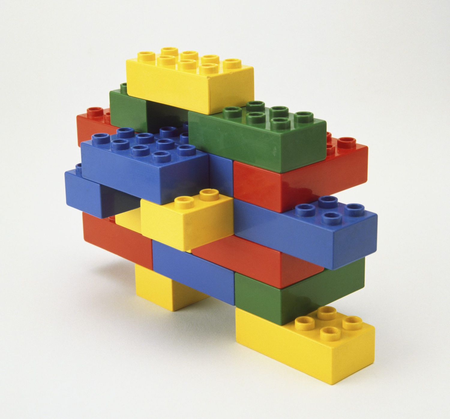 pile lego blocks