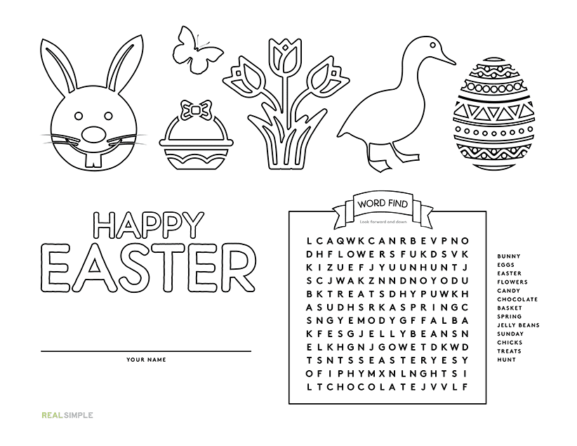 Happy Easter Placemat