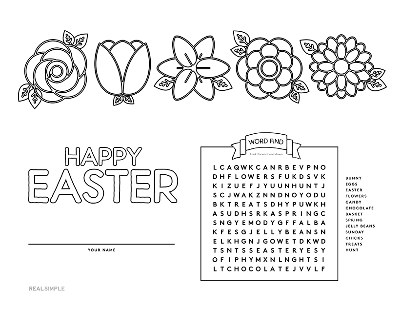 Easter Flowers Placemat