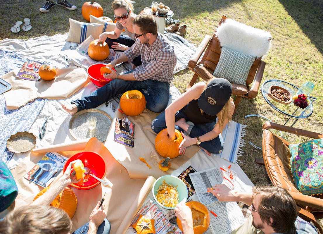A Pumpkin-Carving Party