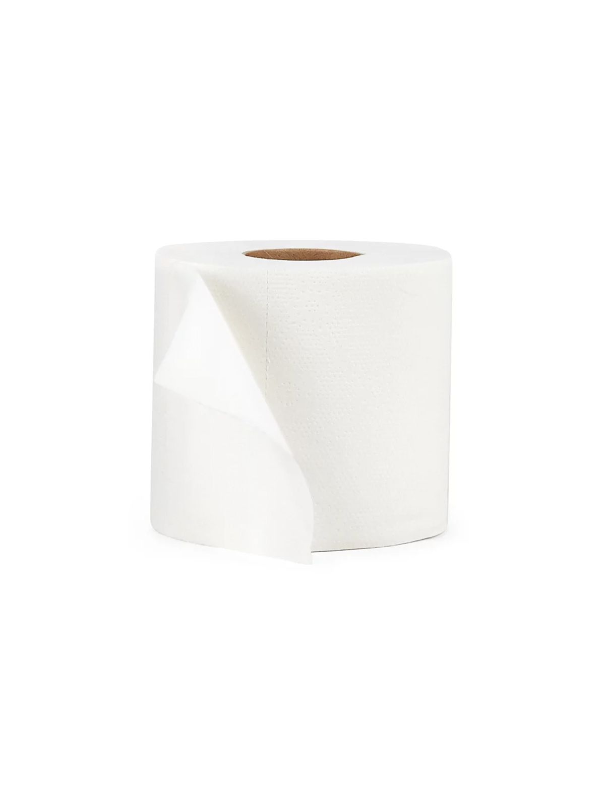 Roll of bamboo toilet paper