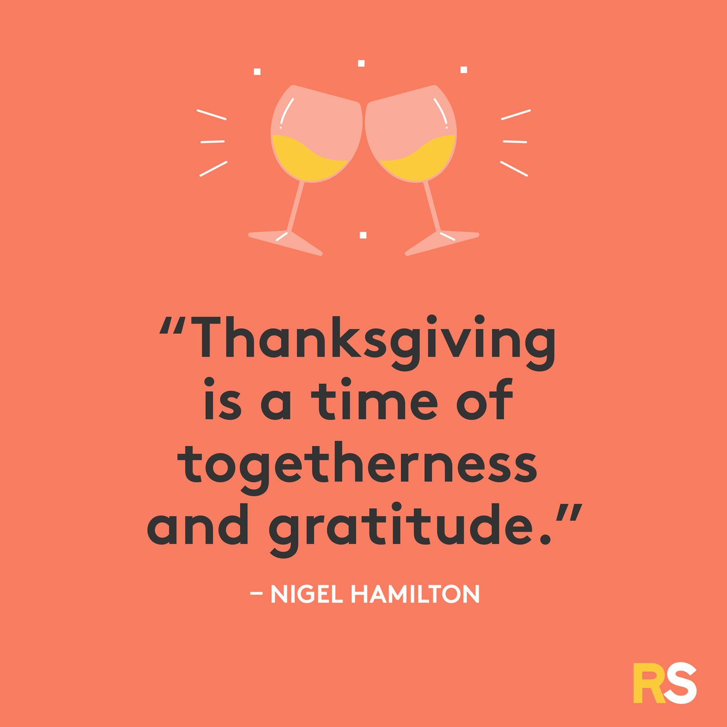 Inspirational, thankful Thanksgiving quotes - Nigel Hamilton
