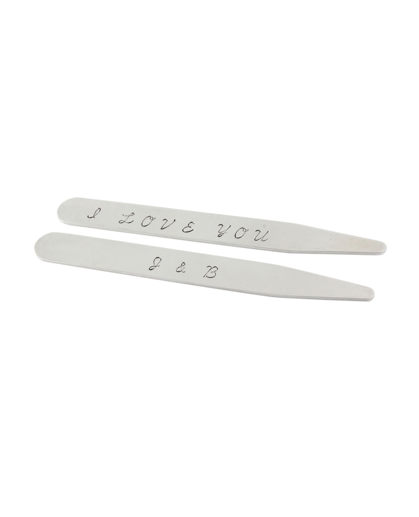Personalized Stainless Steel Collar Stays