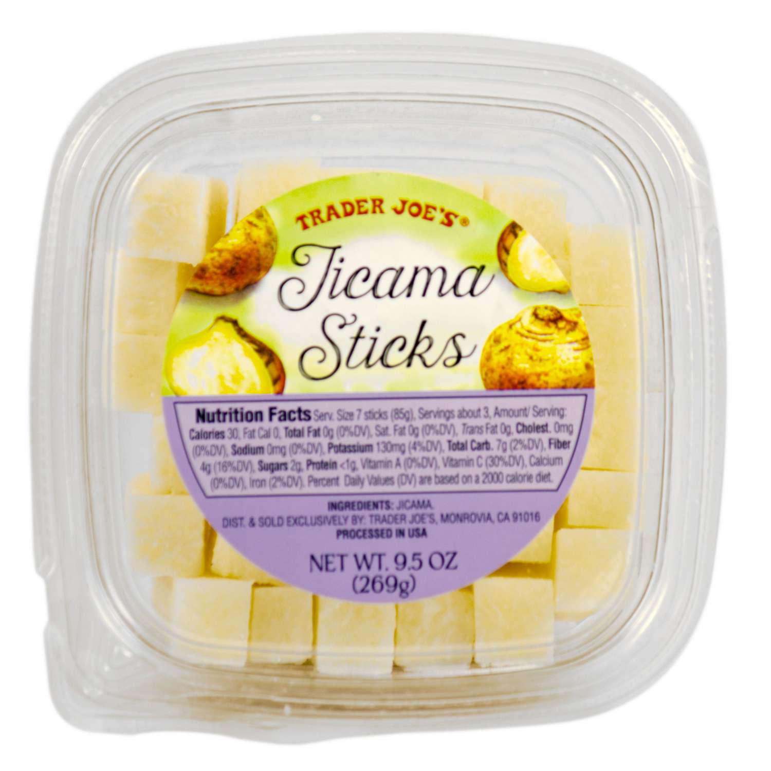 Container of Jicama Sticks