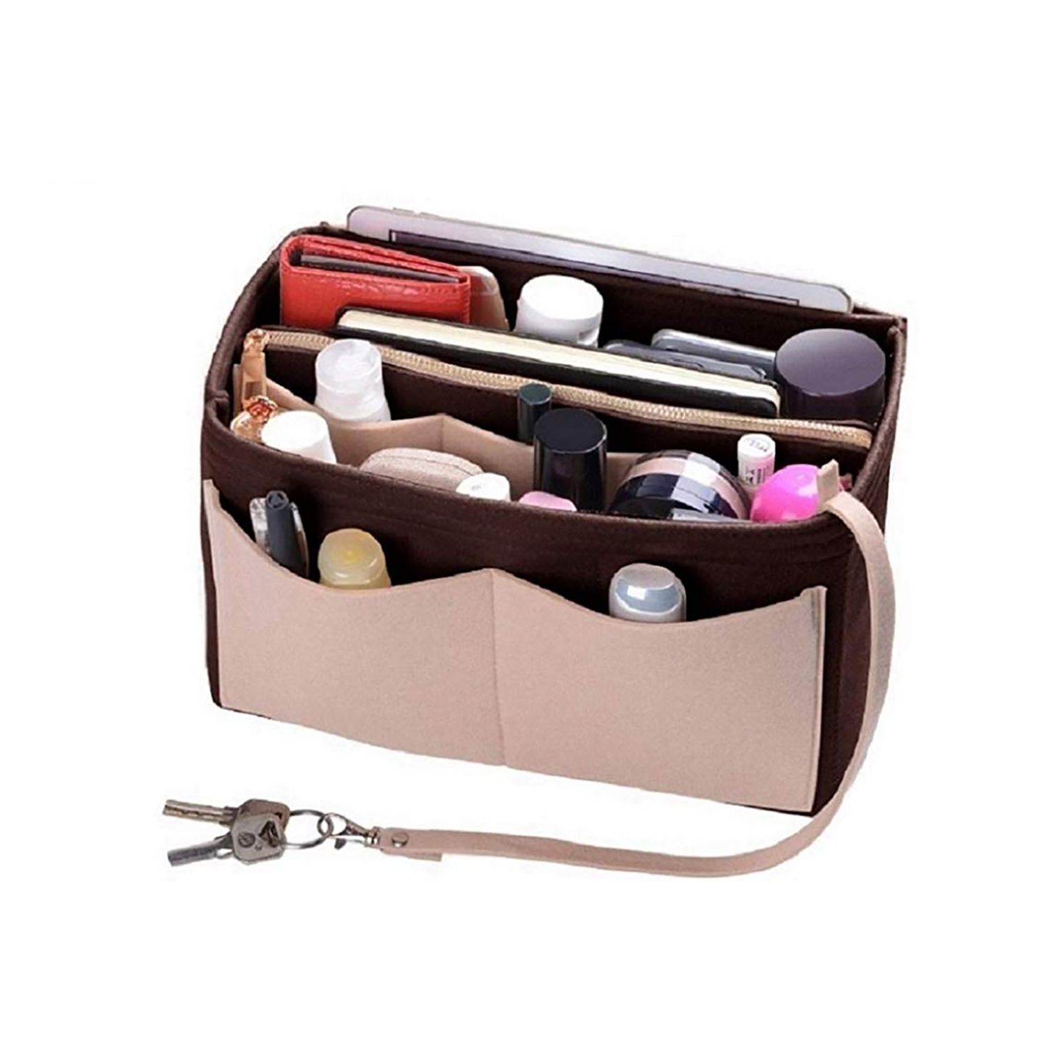 Bag in Bag 2020 Felt Purse Organizer Insert Bag Handbag Tote Makeup Organizer