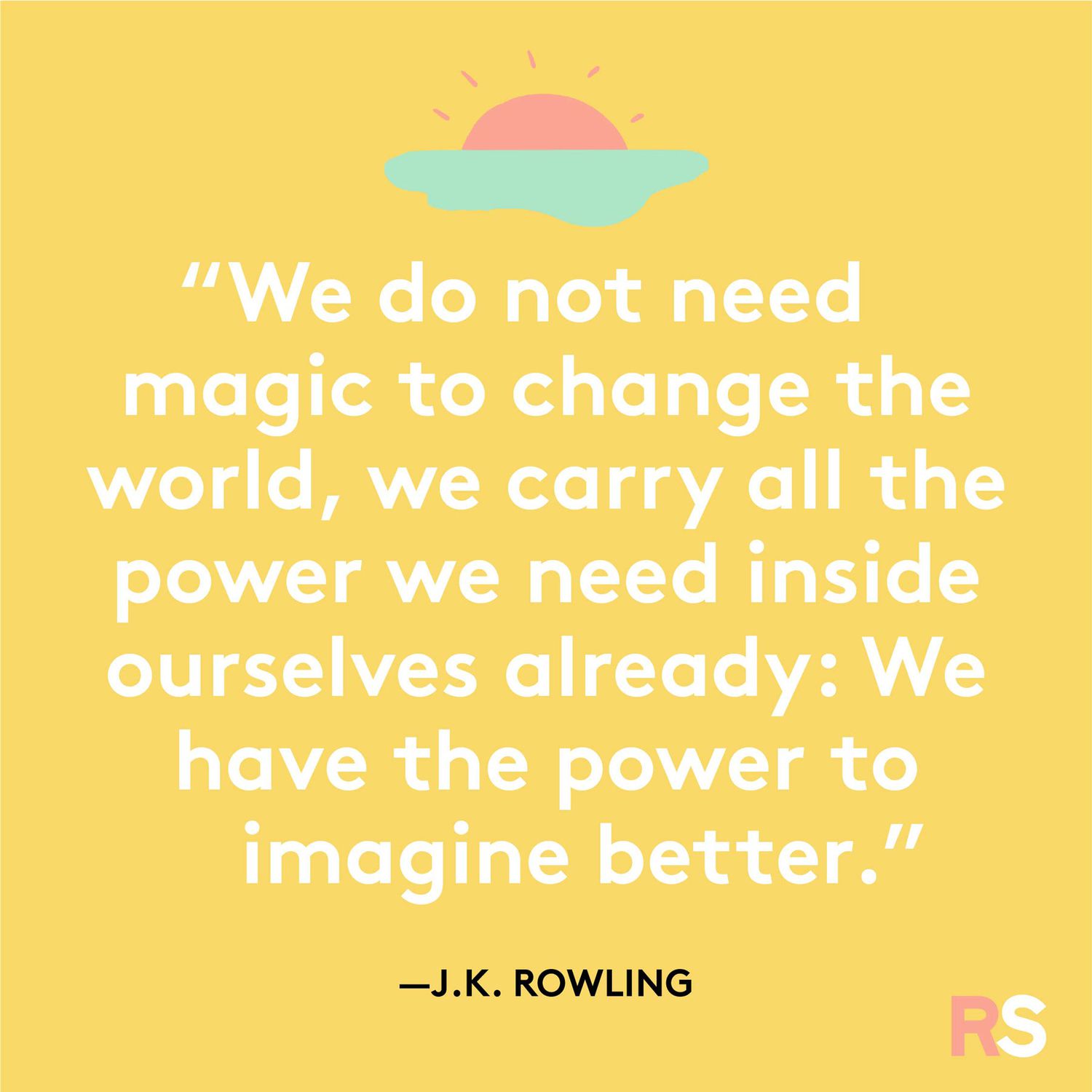 Positive motivating quotes, captions, messages – JK Rowling quote