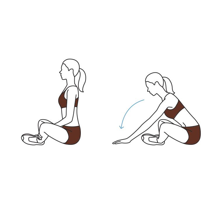 Stretching exercises, routine - bound angle easy sitting stretch