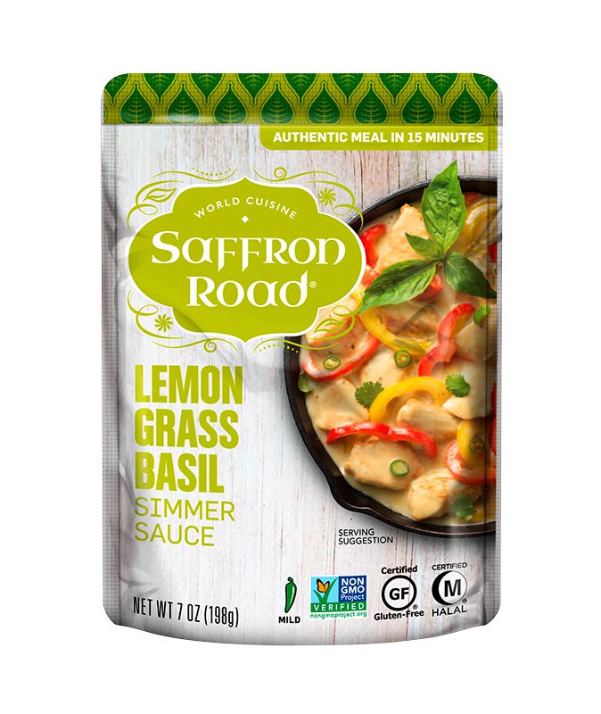 Saffron Road Lemongrass Basil Simmer Sauce