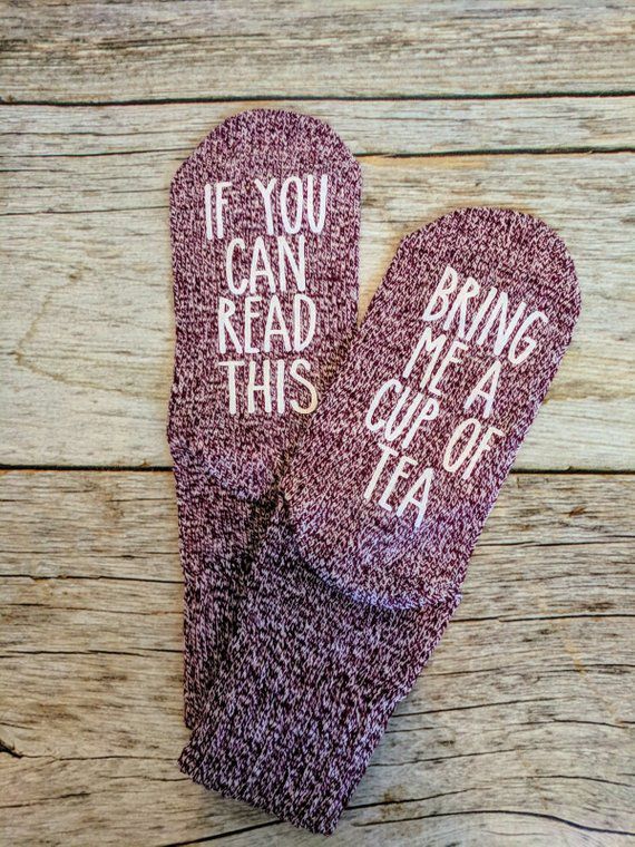 Inexpensive Stocking Stuffers: Funny Socks From Etsy