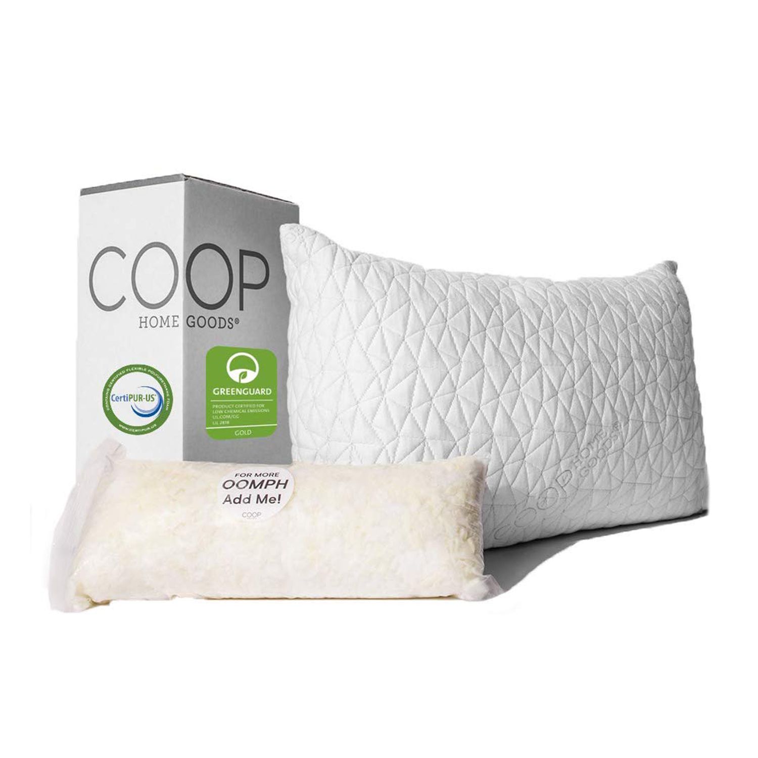 Coop Home Goods Premium Adjustable Loft Pillow