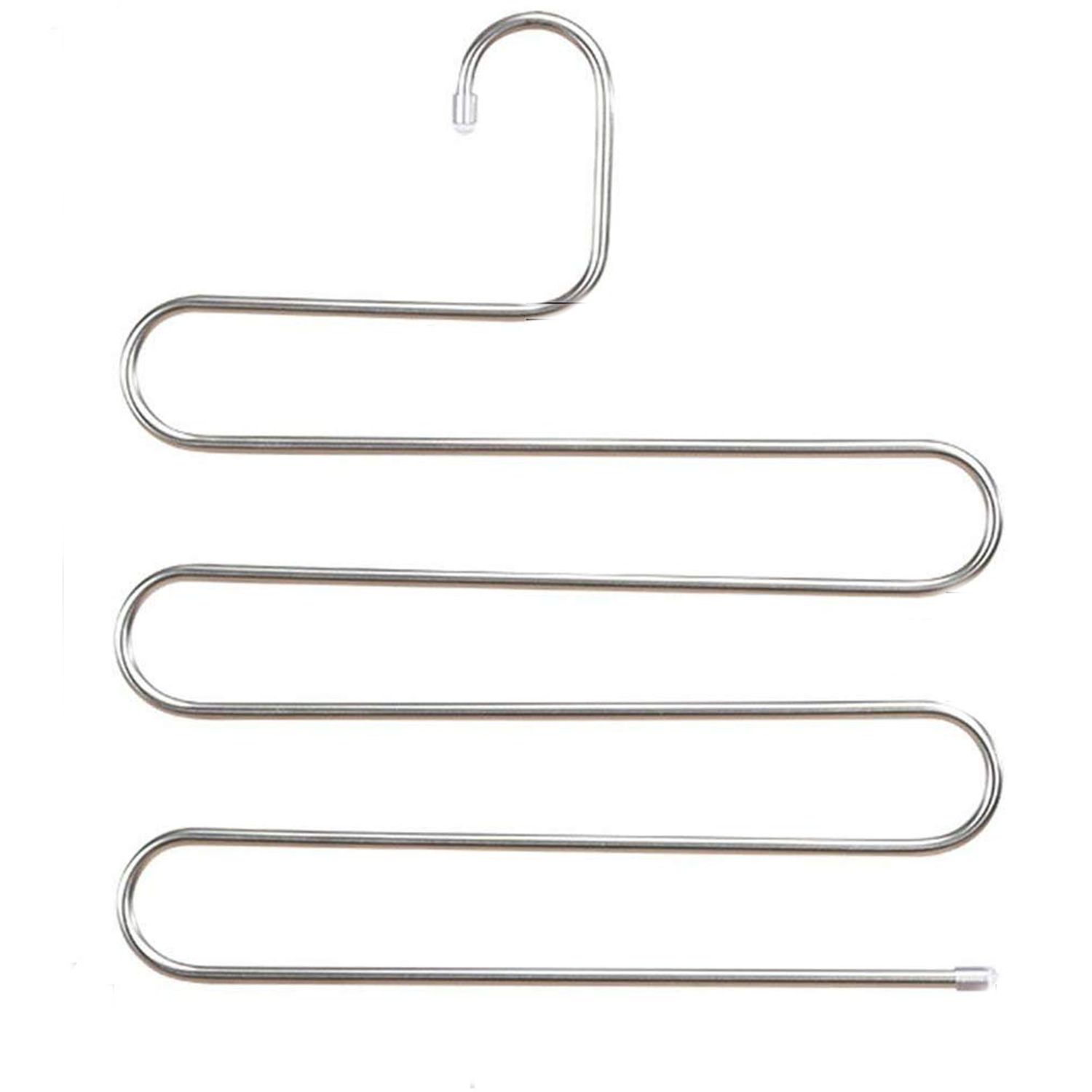 DOIOWN S-Type Stainless Steel Clothes Pants Hangers