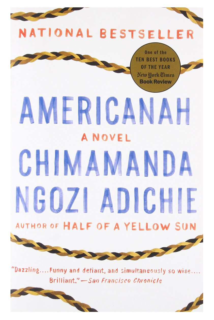 Americanah, by Chimamanda Ngozi Adichie book cover
