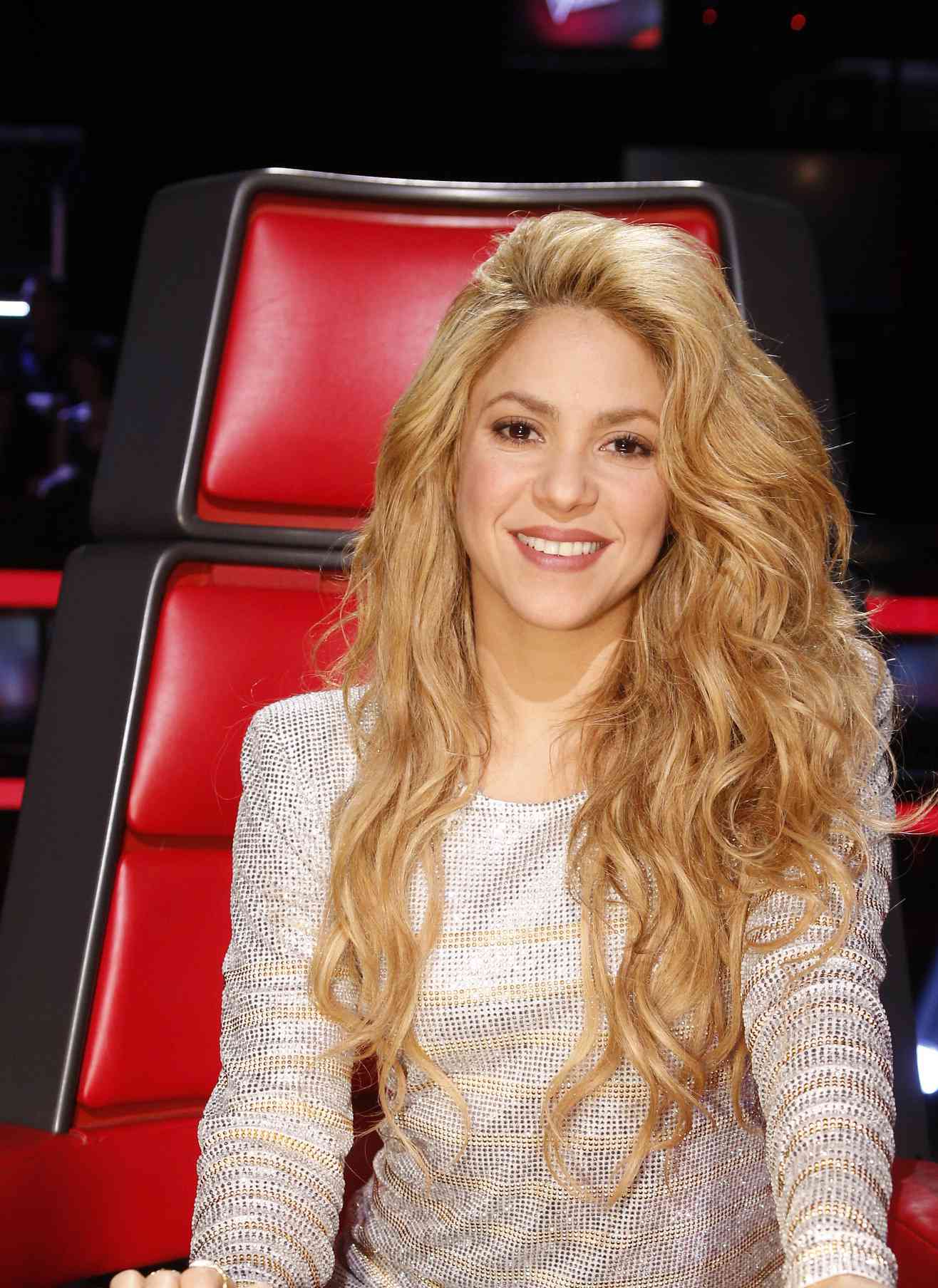 Shakira in The Voice Judge Chair