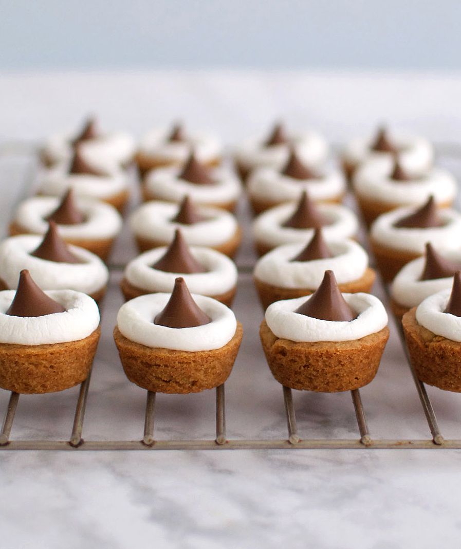 Mini S&rsquo;mores Cookie Cups 
