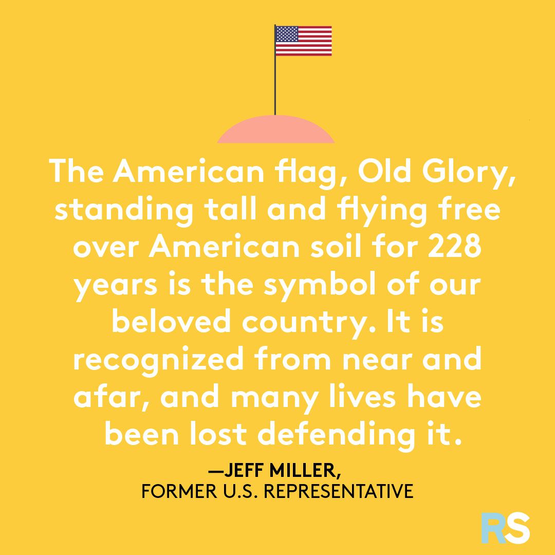 The American flag, Old Glory, standing tall and flying free over American soil for 228 years is the symbol of our beloved country. It is recognized from near and afar, and many lives have been lost defending it.