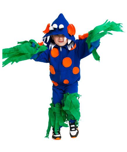DIY Halloween costumes ideas - Sea Monster costume