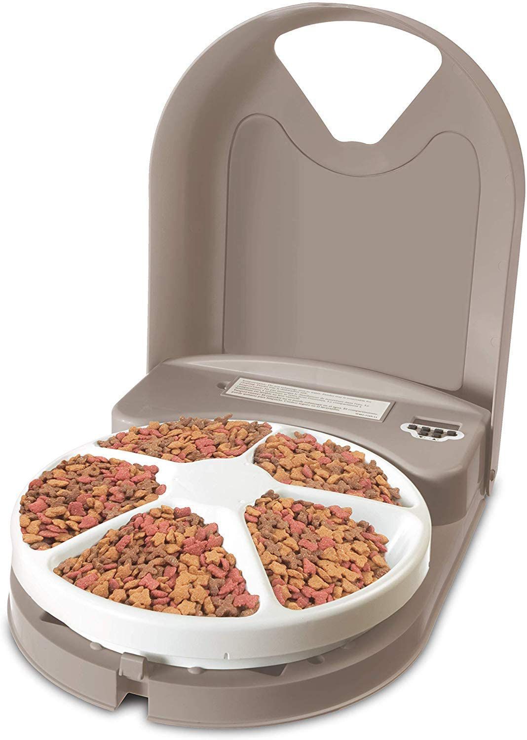 pet food dispenser with 5 meals