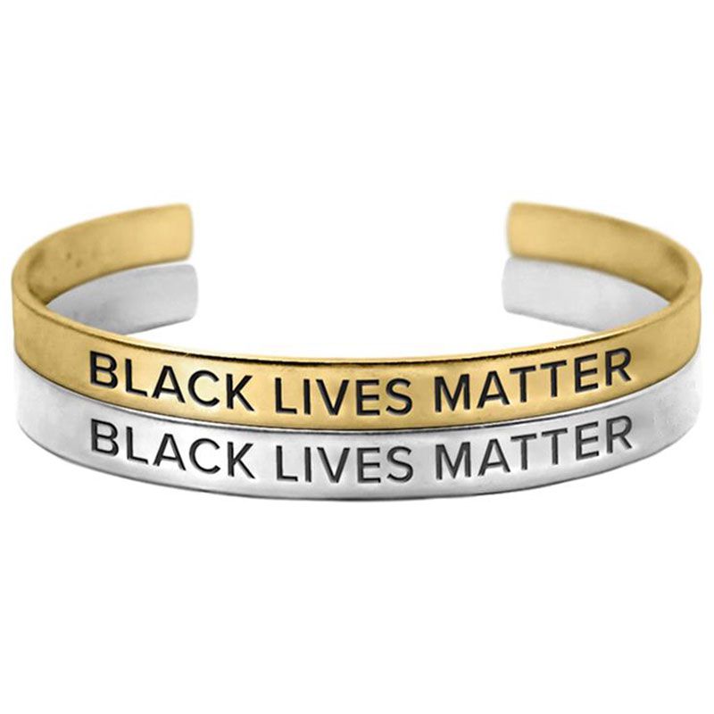 Gifts that give back - Bird + Stone Black Lives Matter Cuff Set