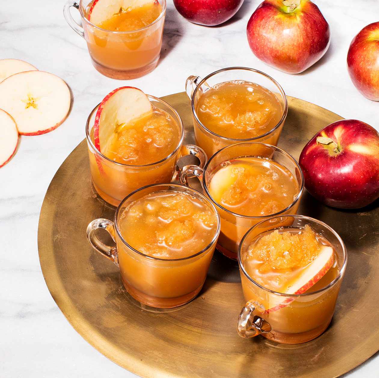 Apple cider cocktails - Boozy Apple Cider Slushie