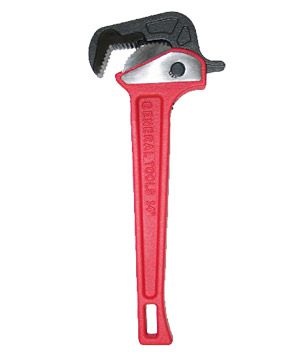 General Tools 10-inch Hawk one-hand ratcheting pipe wrench