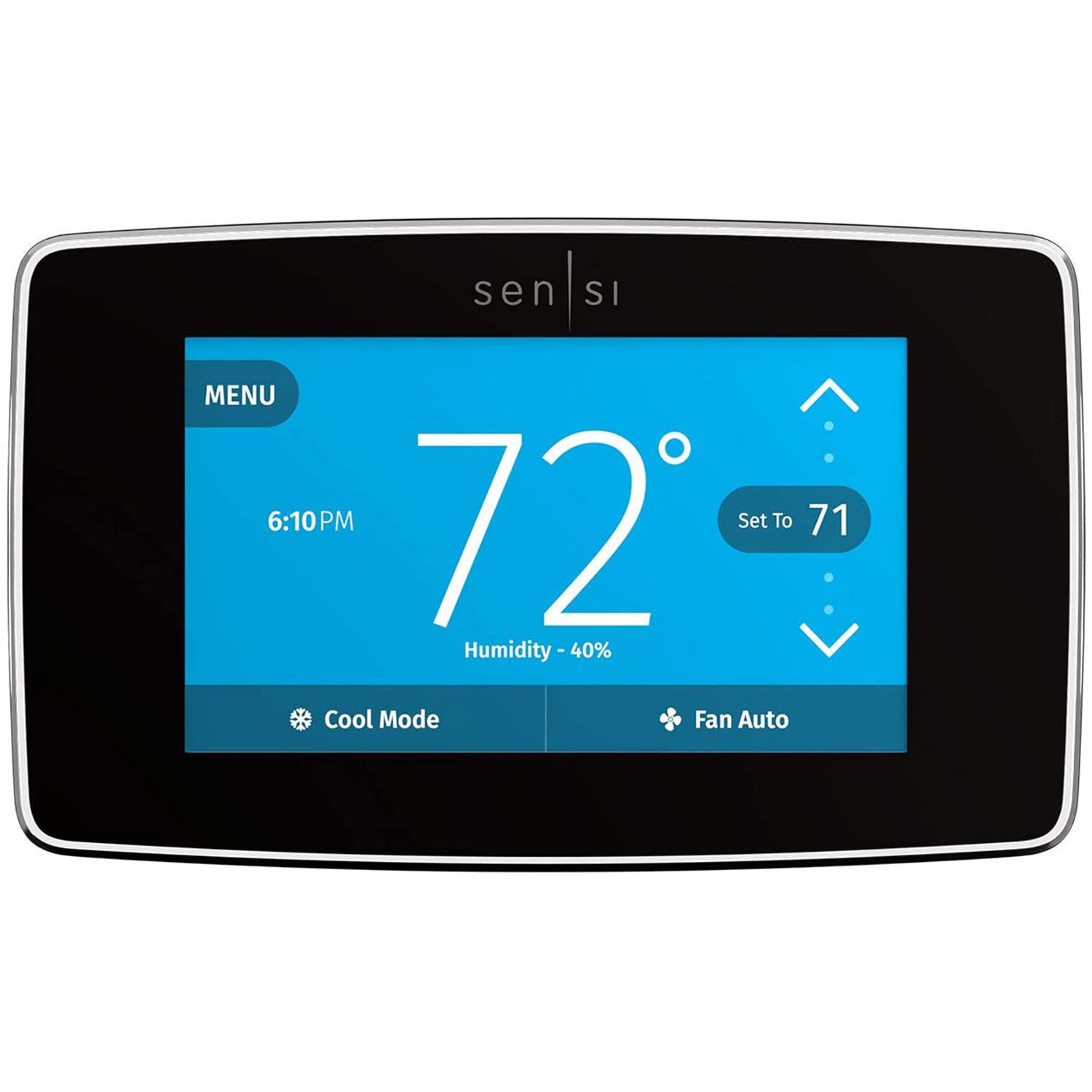 emerson sensi touch wifi smart thermostat touchscreen color display alexa