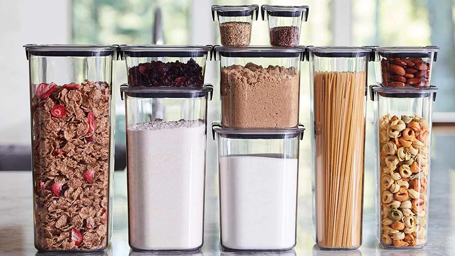 Rubbermaid Brilliance Pantry Organization & Food Storage Containers
