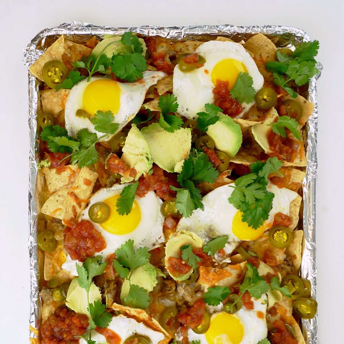 Homemade nachos recipes - Breakfast Nachos