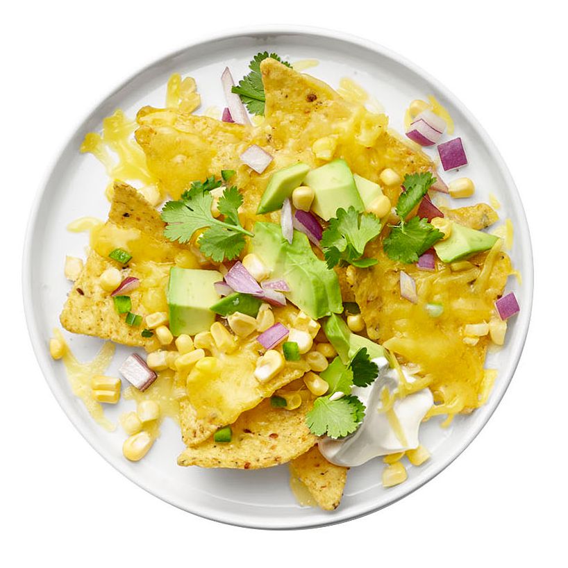 Homemade nachos recipes - Nachos With Fresh Corn Salsa