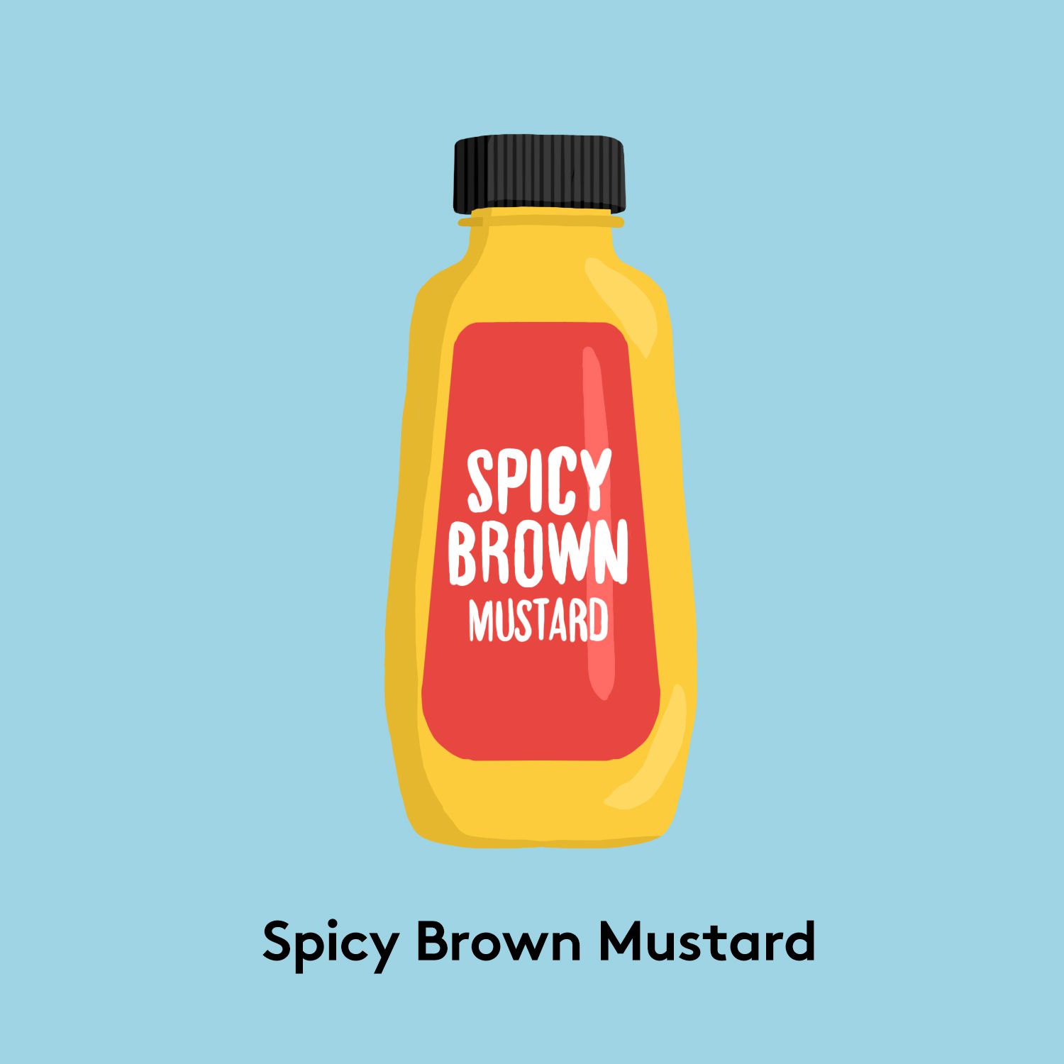 Types of mustard - Spicy brown mustard picture