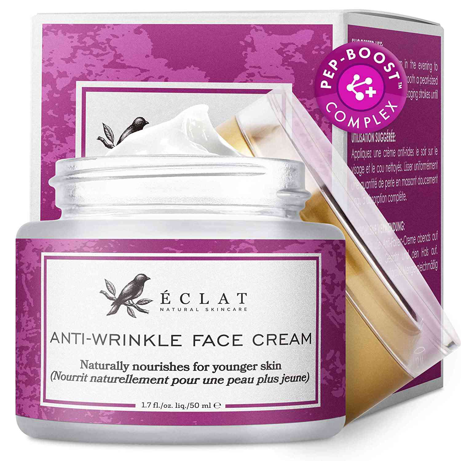 Organic Anti Aging Face Cream with Patented Matrixyl